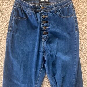 High Rise Bell Bottom Jeans